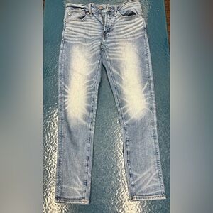 American Eagle Outfitters Airflex Faded Blue Jeans Men’s  28/30 Athletic Skinny